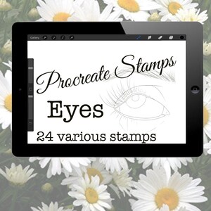 Procreate Stamp Eye template