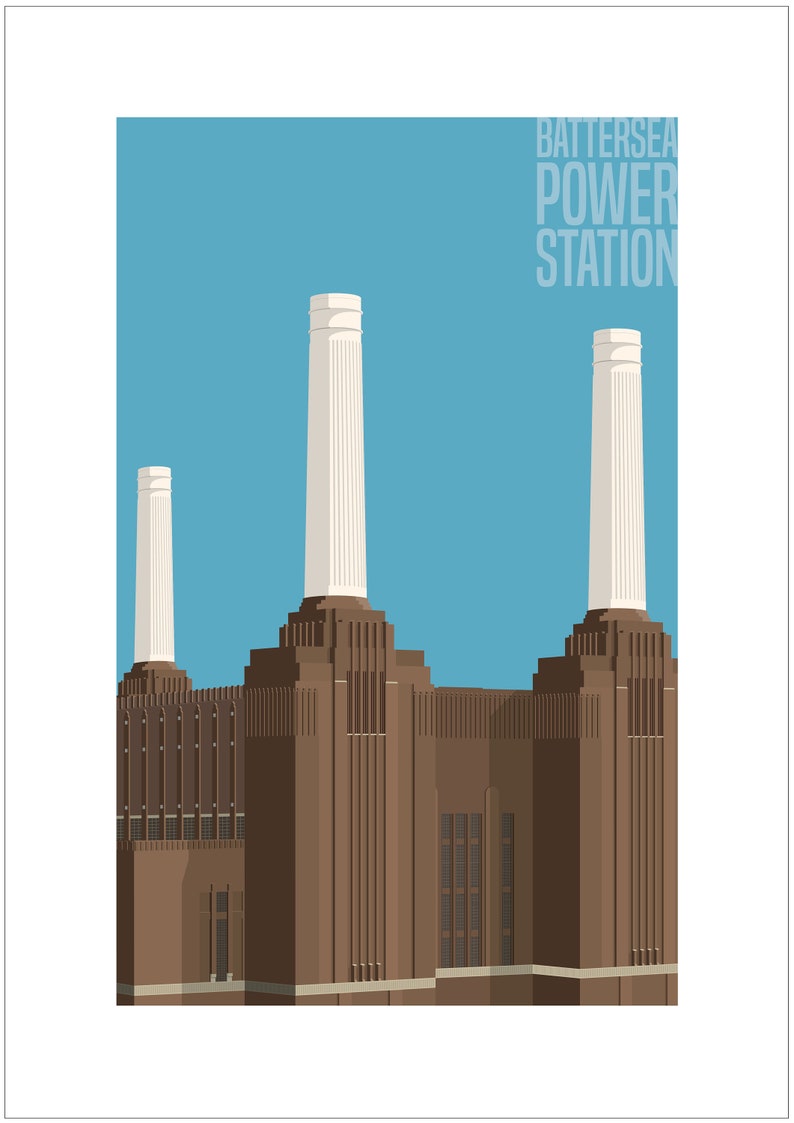 Battersea Power Station London Signed. The London Architectural Collection