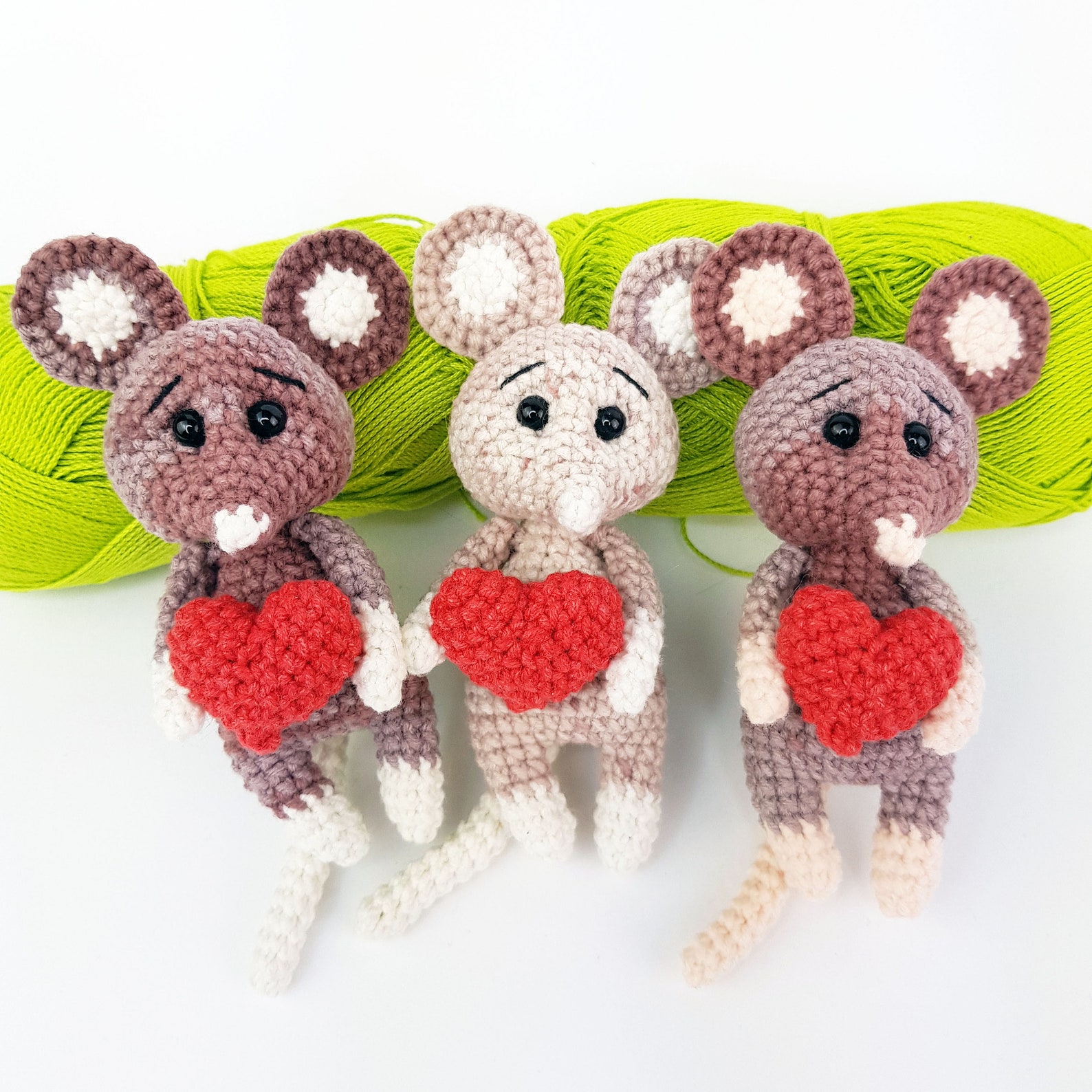 Mice matching couple gift for Valentine's Day Etsy