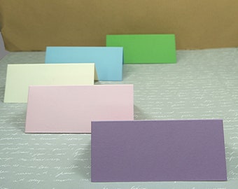 20 Tischkarten aus Karton Farbe wählbar