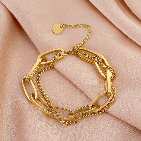 Double link bracelet clearance