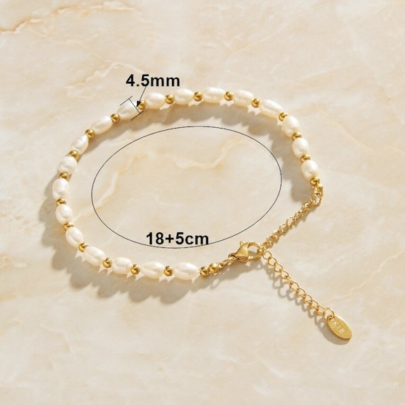 GOD ONLY KNOWS PEARL CHAIN BRACELET Mサイズ GOD ONLY KNOWS PEARL CHAIN BRACELET Mサイズ
