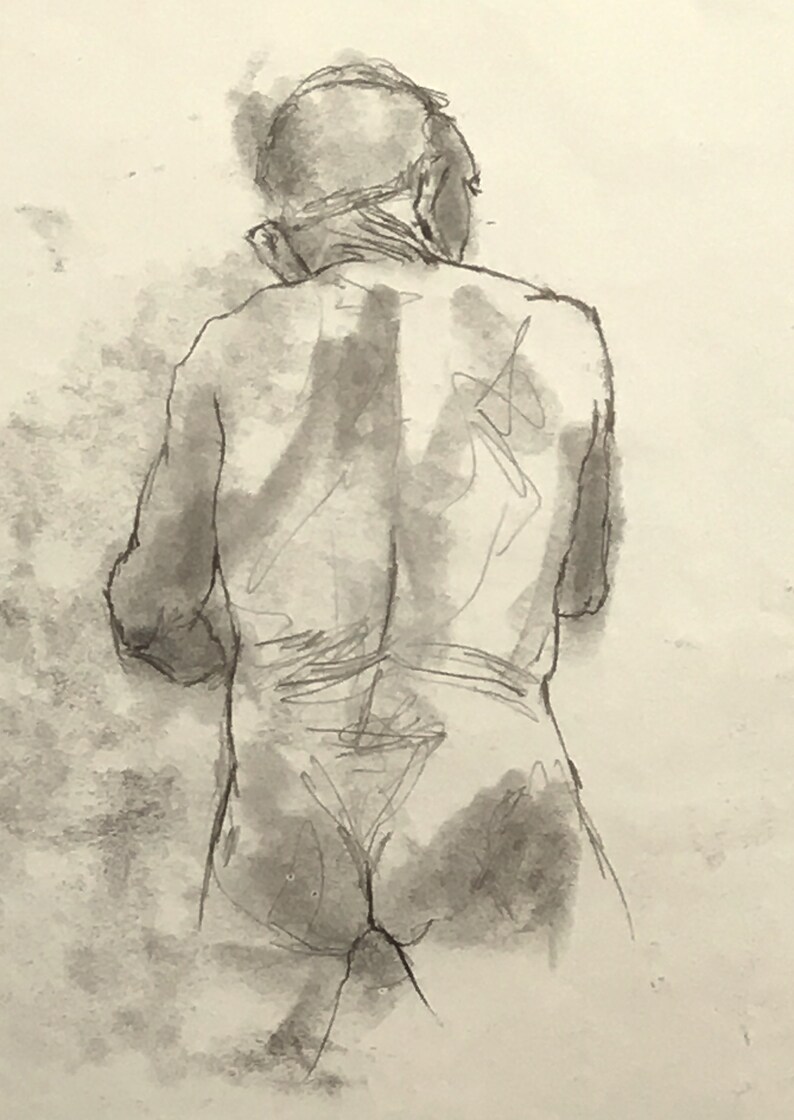 Male Nude Monotype