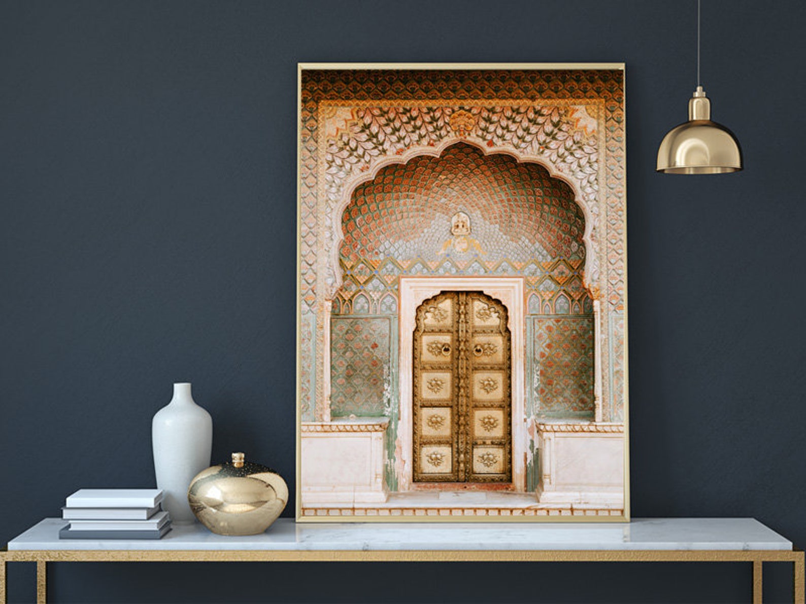 Moroccan decor print Moroccan wall art Old door printable Etsy