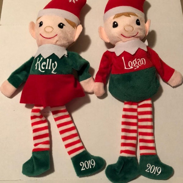 Customized Christmas Plush Elves