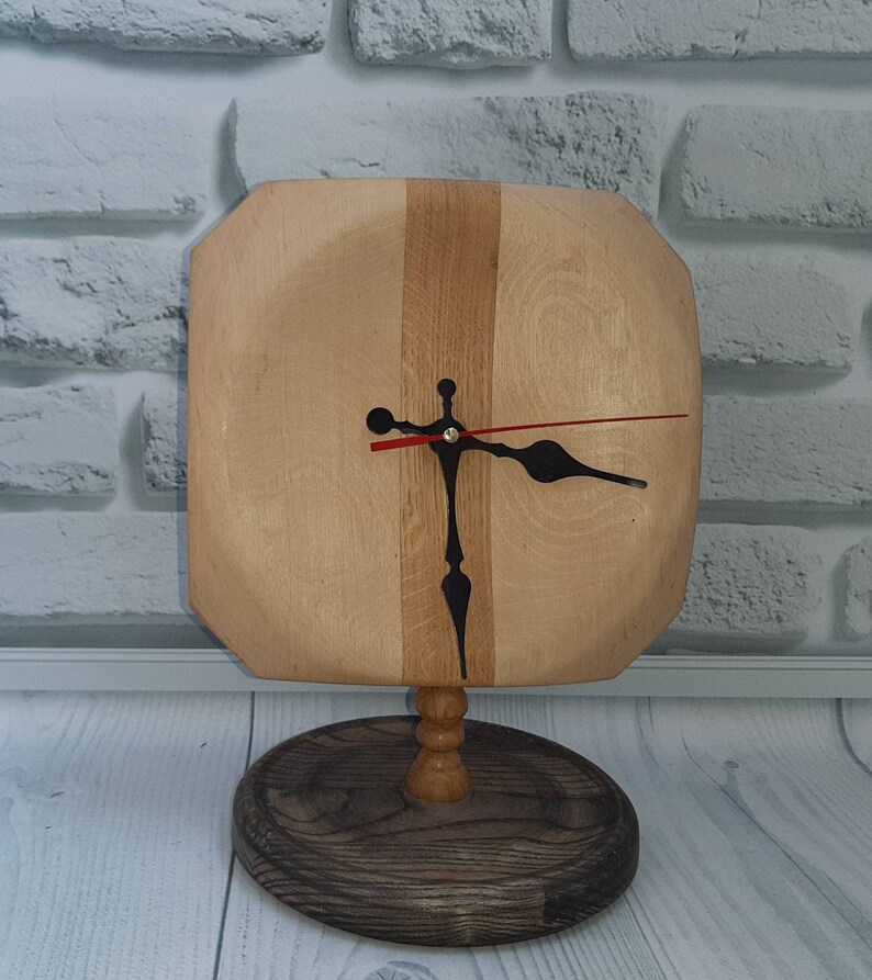 Wooden Desk Clock