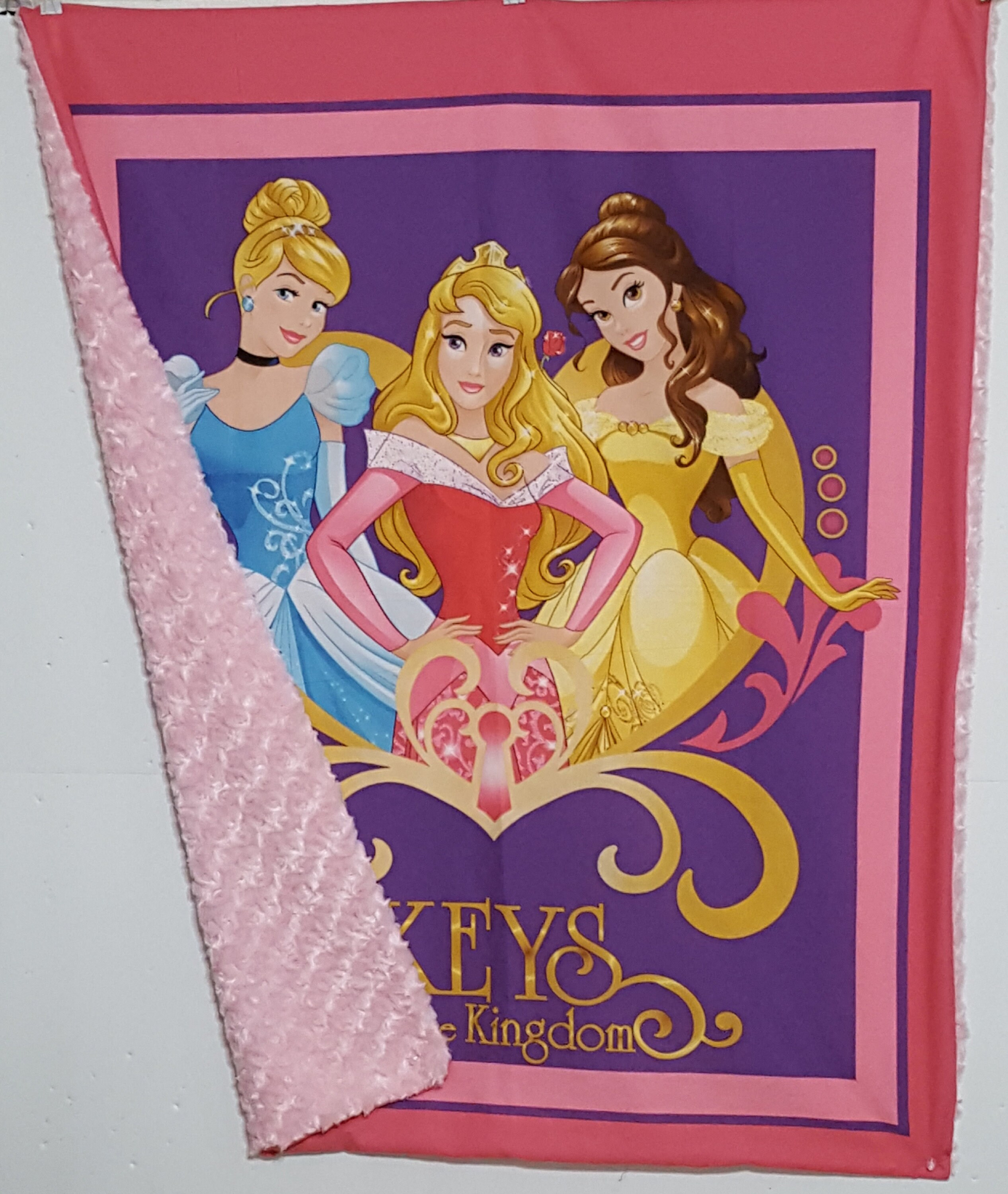 Princess Baby Blanket Disney Baby Blanket Keys to the Etsy