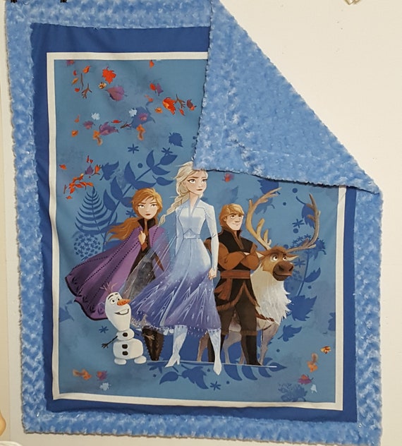 Frozen 2 Blanket Disney Minky Blanket Girl Gift Disney Etsy