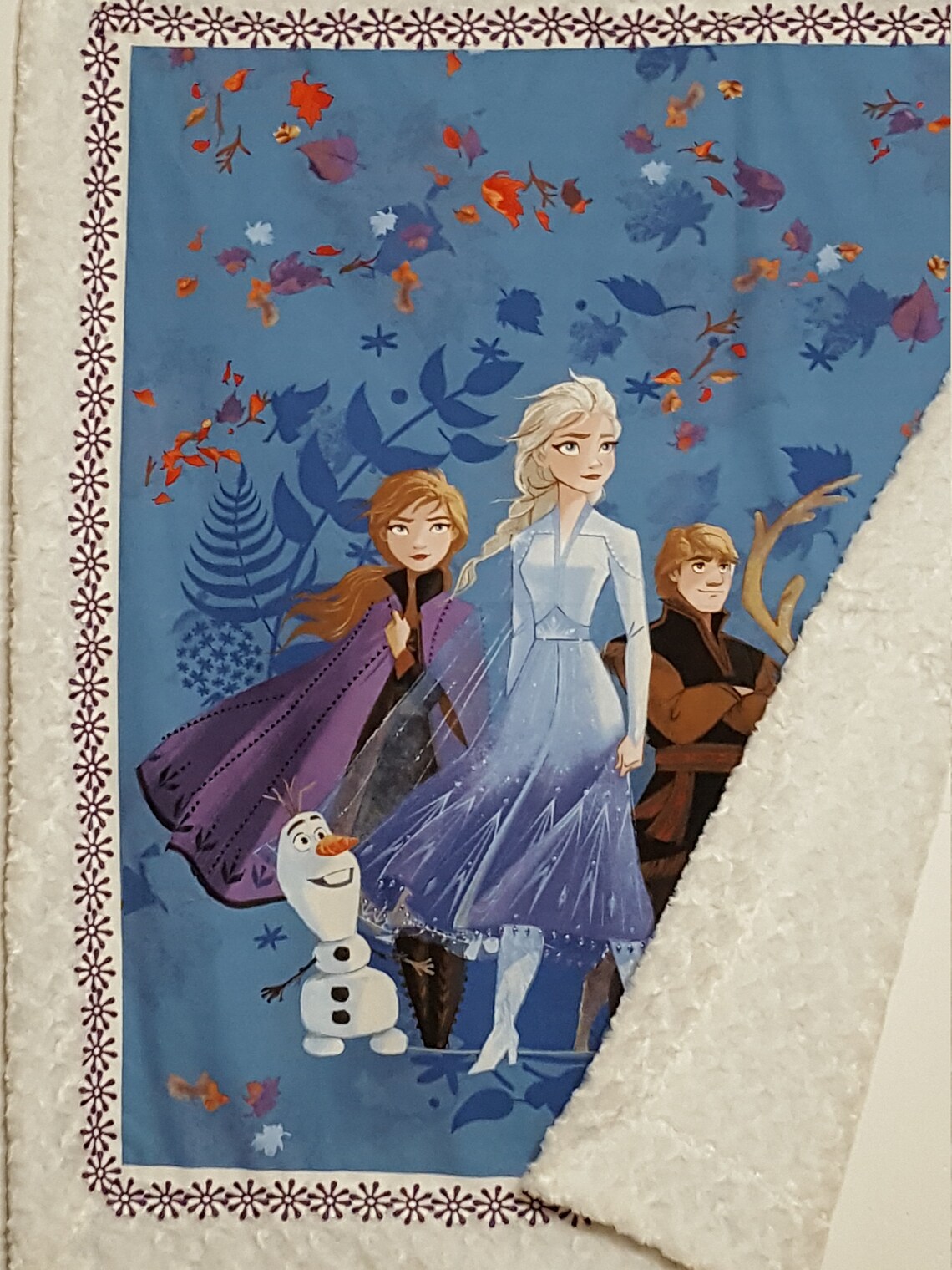 Frozen 2 Blanket Disney Minky Blanket Girl Gift Disney Etsy