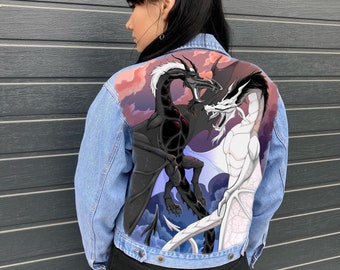 Individuell bemalte Jacke