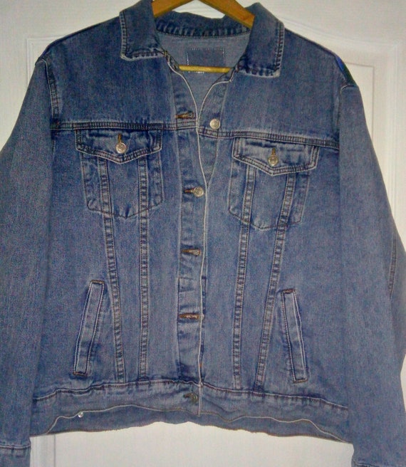 Giacca di jeans dipinta a mano malefica | Etsy Italia