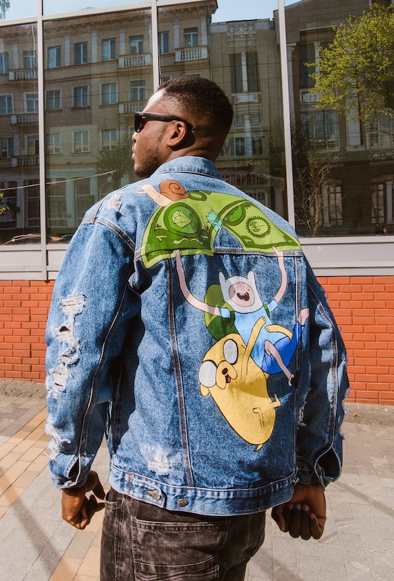 custom jean jacket paint