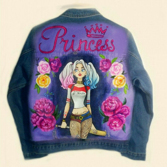harley quinn denim jacket
