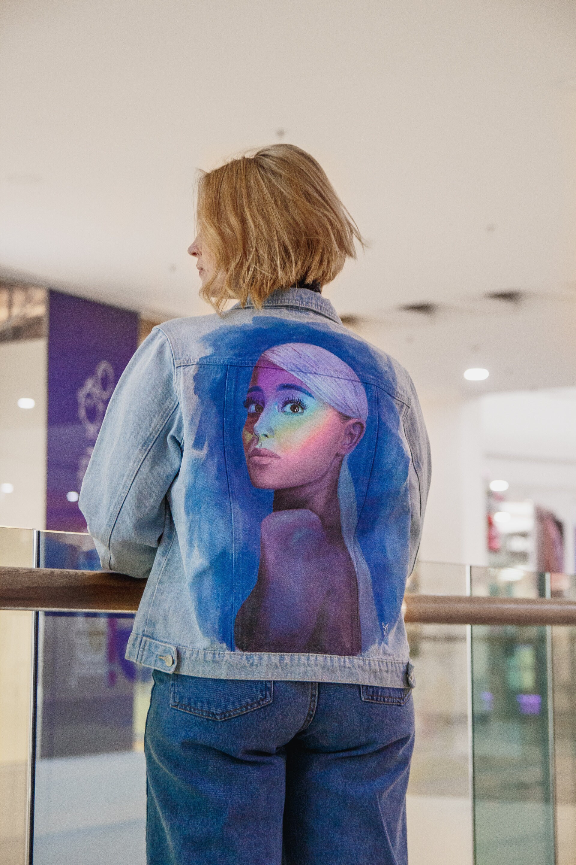Custom Jacket Hand Painted Denim Jacket 
