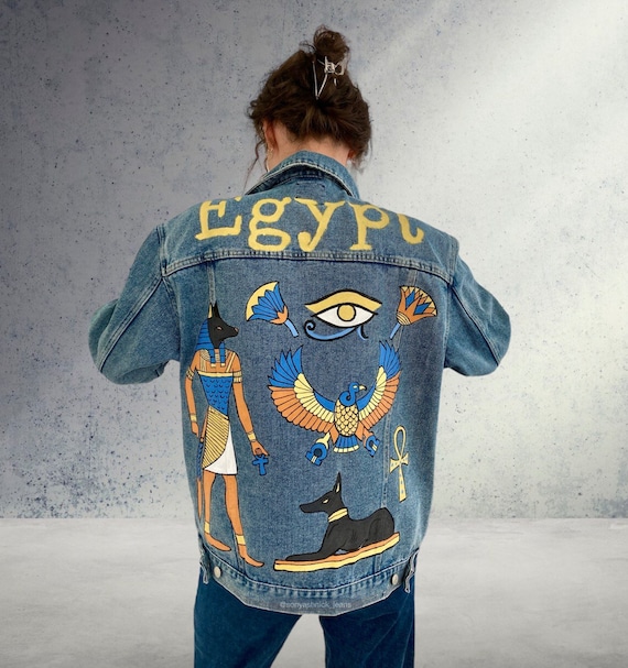 Giacca di jeans personalizzata giacca dipinta a mano regalo personalizzato Etsy Italia