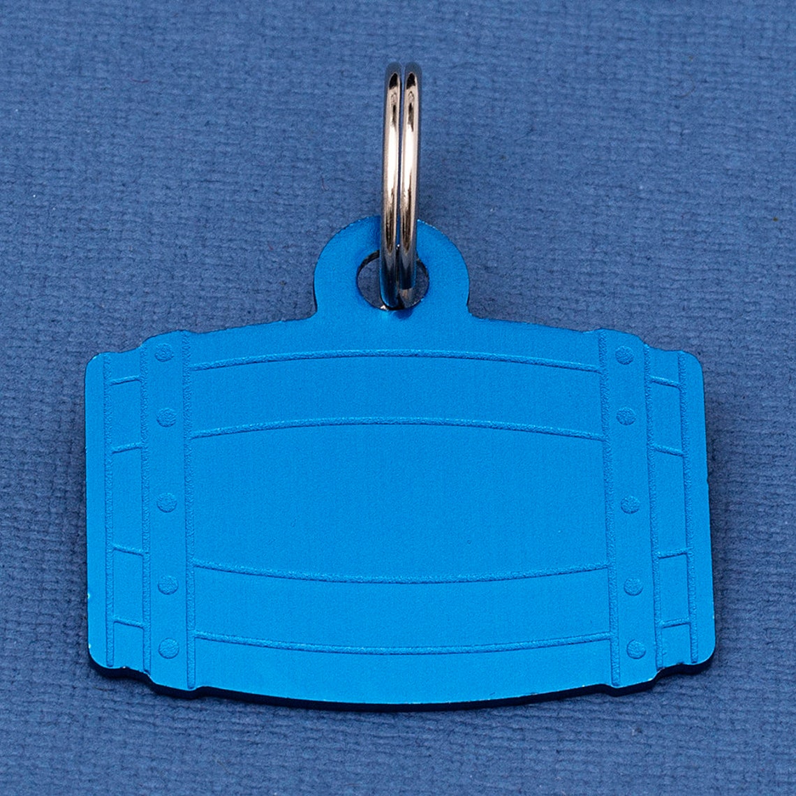 Black Barrel Pet Id Tag Aluminium Etsy UK