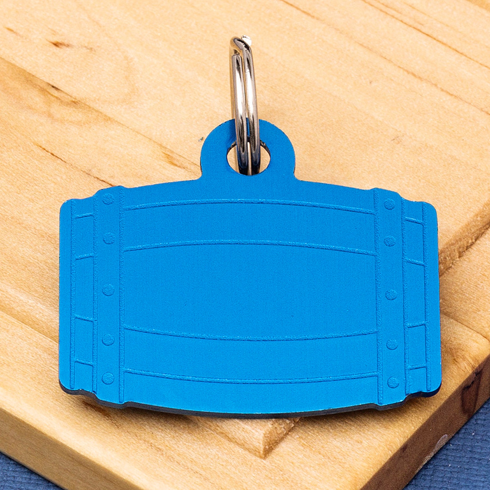 Black Barrel Pet Id Tag Aluminium Etsy UK