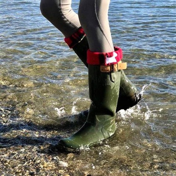 Westie Welly Socks Embroidered Tartan 
