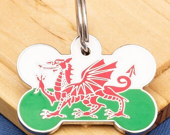 In Gift Box Wales Flag Centred Money Clip G