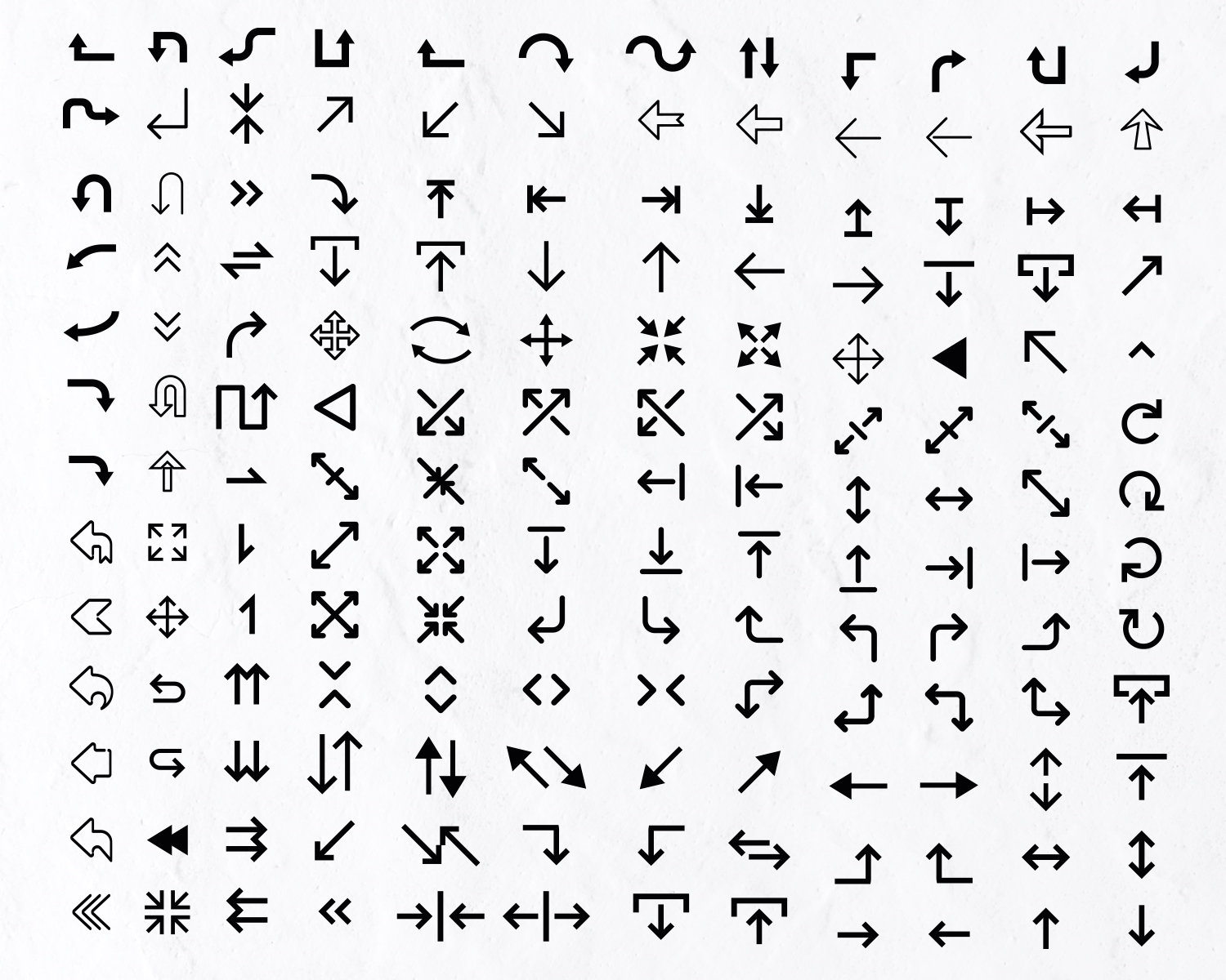 156 Arrows Icons SVG Bundle, Arrow Cricut, Arrow Clipart 