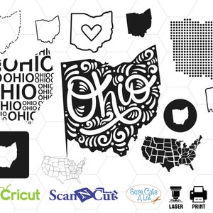 ohio svg, state svg, ohio silhouette, ohio shirt, ohio dxf, ohio pride, home state svg, design, us states svg, usa, cameo, cricut, dxf, svg