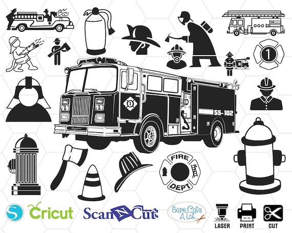 Free Free Fire Truck Svg Silhouette 270 SVG PNG EPS DXF File