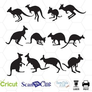 Känguru Clipart, Känguru Kontur, Svg, Känguru Svg, Känguru Vektor, Känguru-cut Känguru Png, Datei, Känguru Dxf, Känguru Monogramm