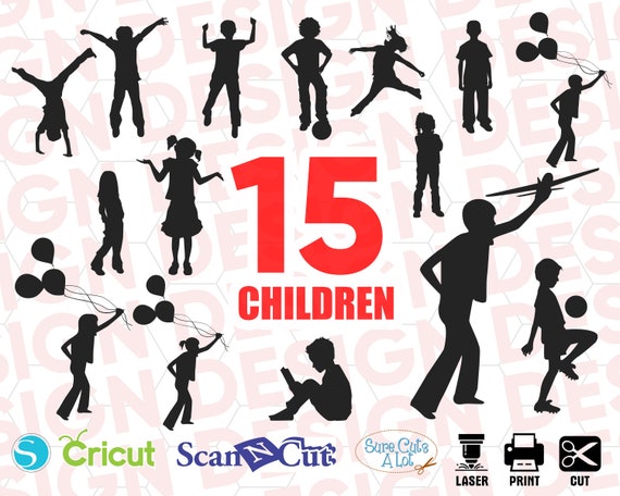 Download Children Play Svg Wild Child Svg Children Silhouette Etsy