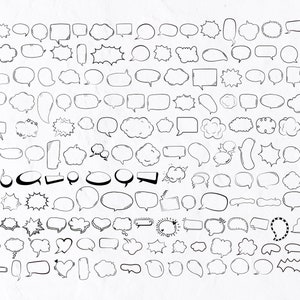 164 Dialog Box SVG Bundle, Sprechblasen svg, Expression svg, Dialog Box Png, Speech Bubble Svg, Expression Box svg, Puff Dialog svg