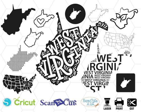 Download West Virginia State Svg Us States Usa United States Home Etsy