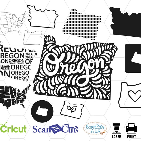 oregon state svg, oregon mandala svg, svg file for cricut, oregon home, pride, usa svg, oregon map svg, oregon decal, oregon love, svg, png