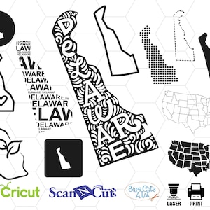 delaware state map svg, delaware love svg, delaware map svg, cricut svg, svg files for cameo, printable, svg png dxf, silhouette, print svg