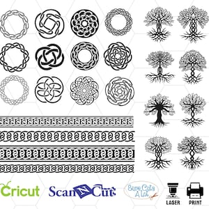 Celtic Circles svg, celtics svg, celtic knot, svg files, svg files for cricut, celtic vector, celtic tree svg, celtic symbols svg, clipart
