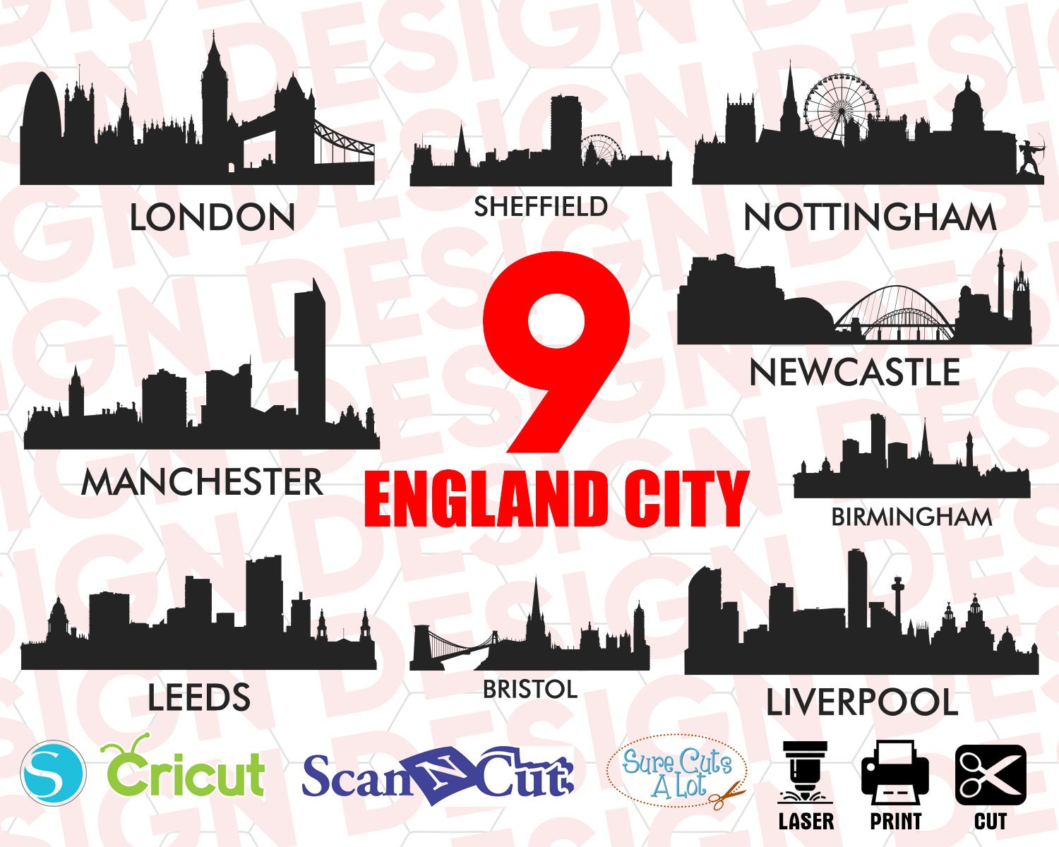 Offizielle Manchester City Weihnachtskarte – Personalisierbar Mit Aufklebern, 23,5x13 Cm, Mit Umschlag
