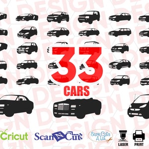 Car silhouette svg, cars svg files, vehicle svg, car clipart, race car svg, sedan svg, Hatchback svg, station wagon svg, cricut