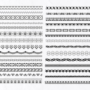 30 Lace Border SVG Bundle, Floral Border svg, Trim Ornamen svg, Floral Border Svg, Borader Svg File, Border Clipart, Lace Clipart  
