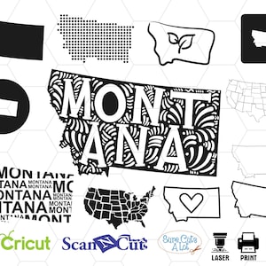 montana state svg, montana map svg, cameo, pride, silhouette, dxf, montana home, us state, usa svg, png, dxf, eps, print, cut, cricut, pdf