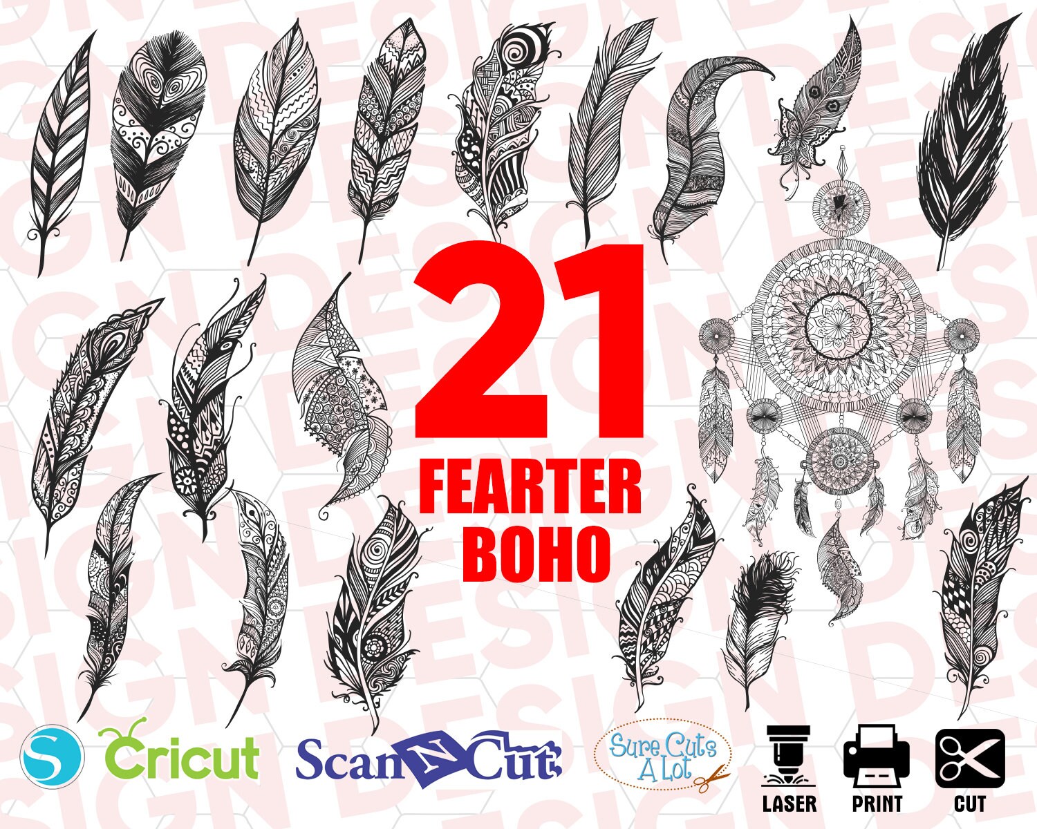 Feather Svg Feather Clipart Feather Cut File Feather Etsy