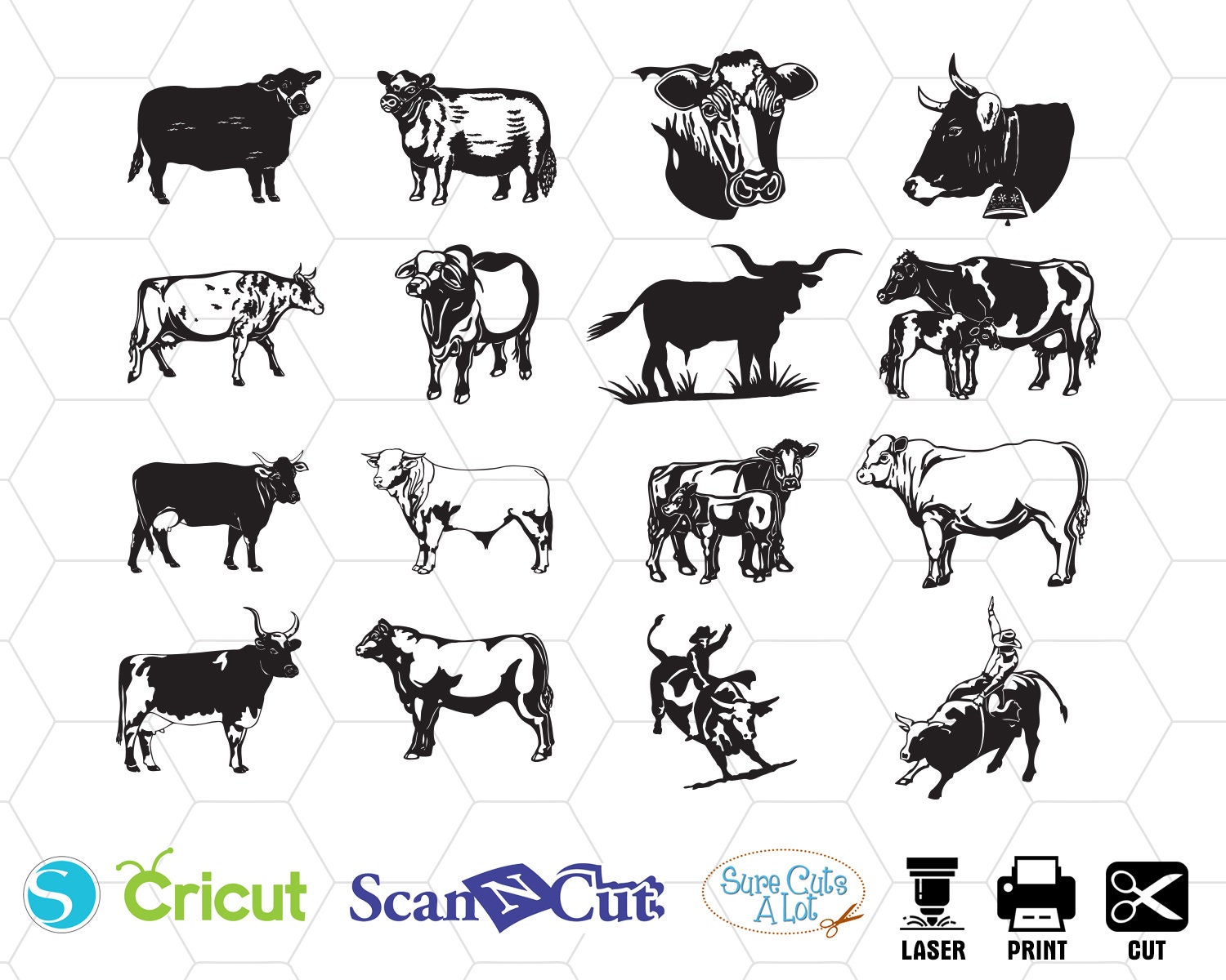 Download Cow Svg Ox Svg Cattle Svg Cute Cow Cow Head Svg Bull Svg Farm Animal Svg Clipart Stencil Vinyl Cut Files Iron On Files Silhouette