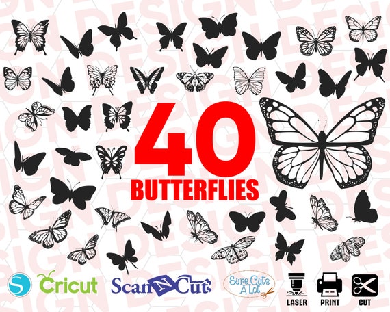 Download Butterfly Svg Butterfly Outline Svg Butterfly Zentangle Svg Etsy