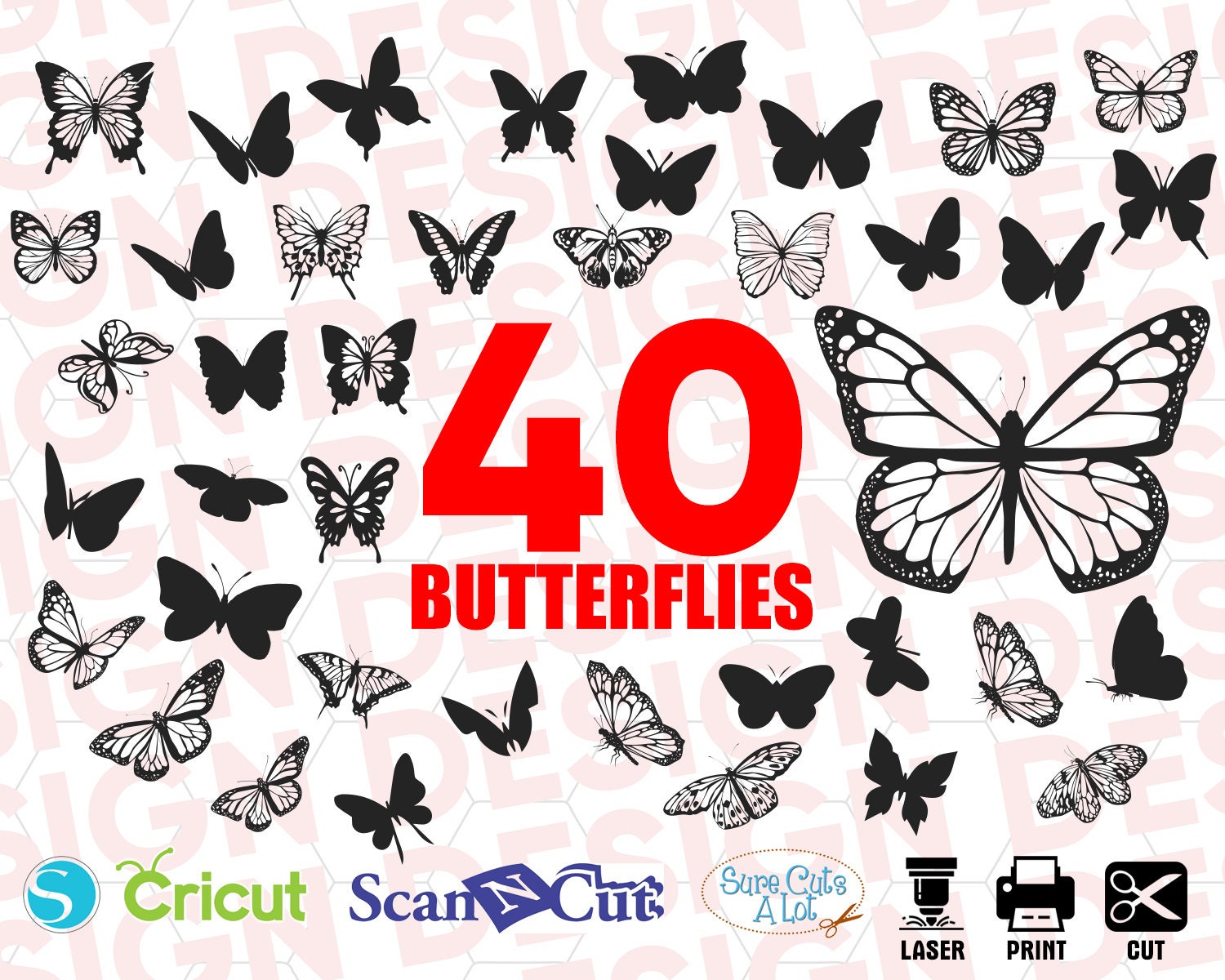 Download Butterfly Svg Butterfly Outline Svg Butterfly Zentangle Svg Etsy