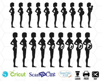 pregnant svg, pregnancy svg, maternity svg, mom svg, mom to be svg, preggers svg, announcement svg, mother svg, dxf, clipart, silhouette sxg