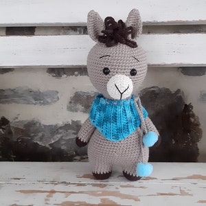 crochet pattern PDF amigurumi lama Serge le Mad' Lama (Fr/Eng)