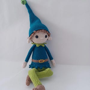 crochet pattern PDF amigurumi Lutin Martin le Mad&#39; Lutin