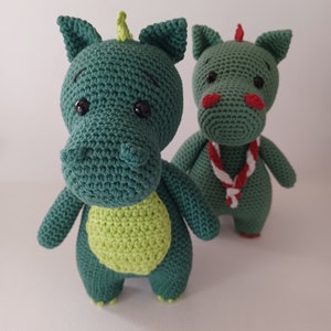 Patron au crochet PDF amigurumi dragon Raymond le mad'dragon image 2