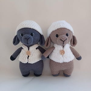 Patron au crochet PDF amigurumi mouton Edmond le Mad' Mouton