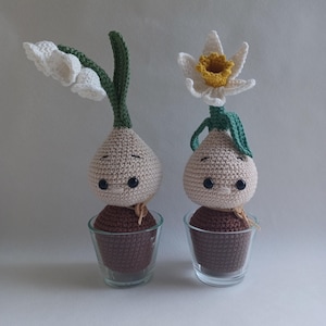 crochet pattern PDF amigurumi bulbe muguet bulbe jonquille