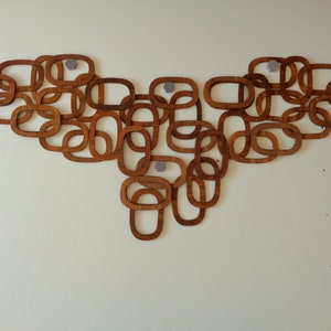 Mid century modern wood art, Retro Wall Hanging, Mid century modern wood wall art, Wooden wall decor, 60&#39;s, MCM