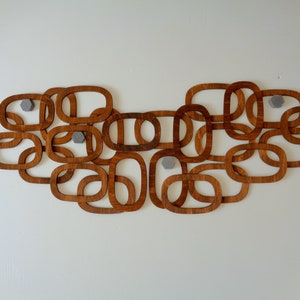 Mid century modern wood art, Retro Wall Hanging, Mid century modern wood wall art, Wooden wall decor, 60&#39;s, MCM