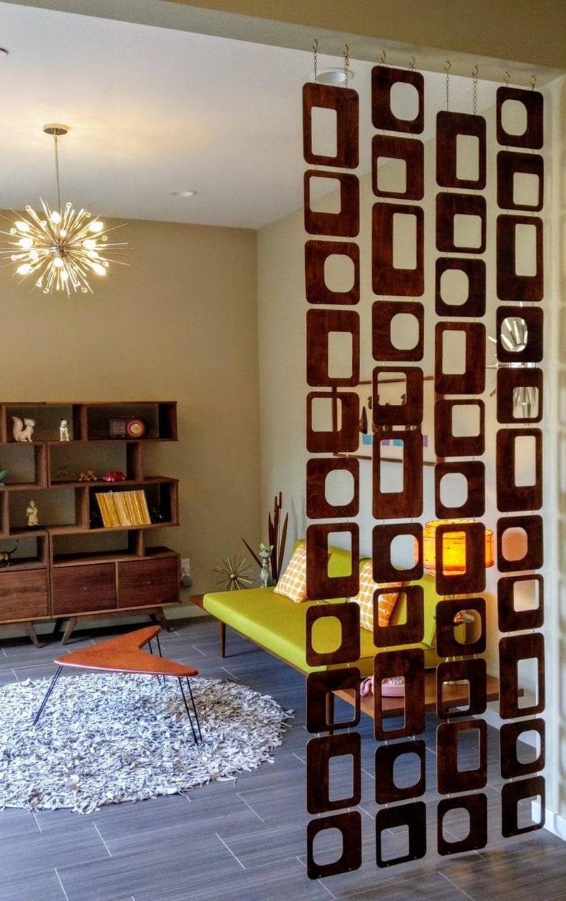 Retro Room Divider 4 Strands Room Divider W38'' Etsy